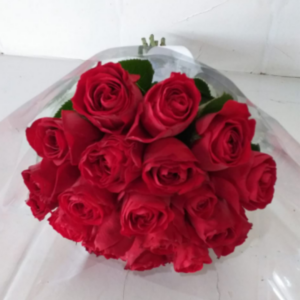 Buquê minimalista  20 rosas